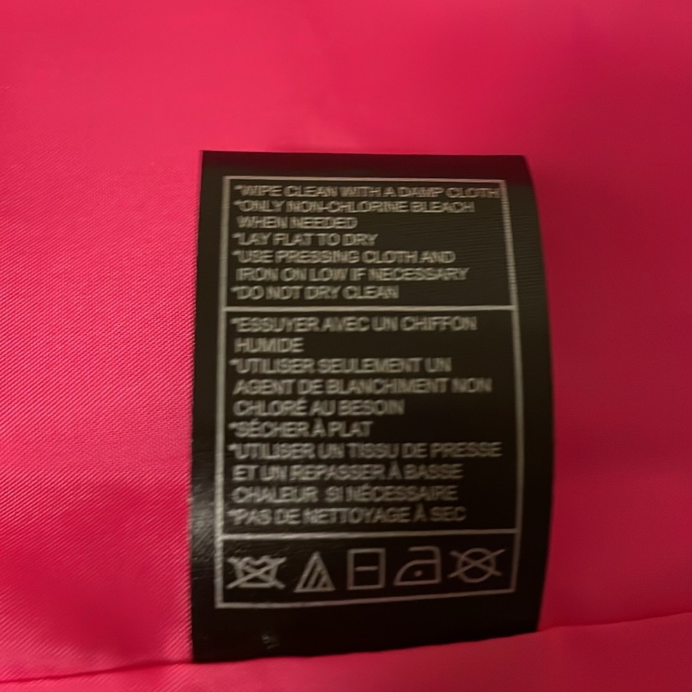 Steve Madden vegan leather, hot pink blazer - Picture 4 of 10